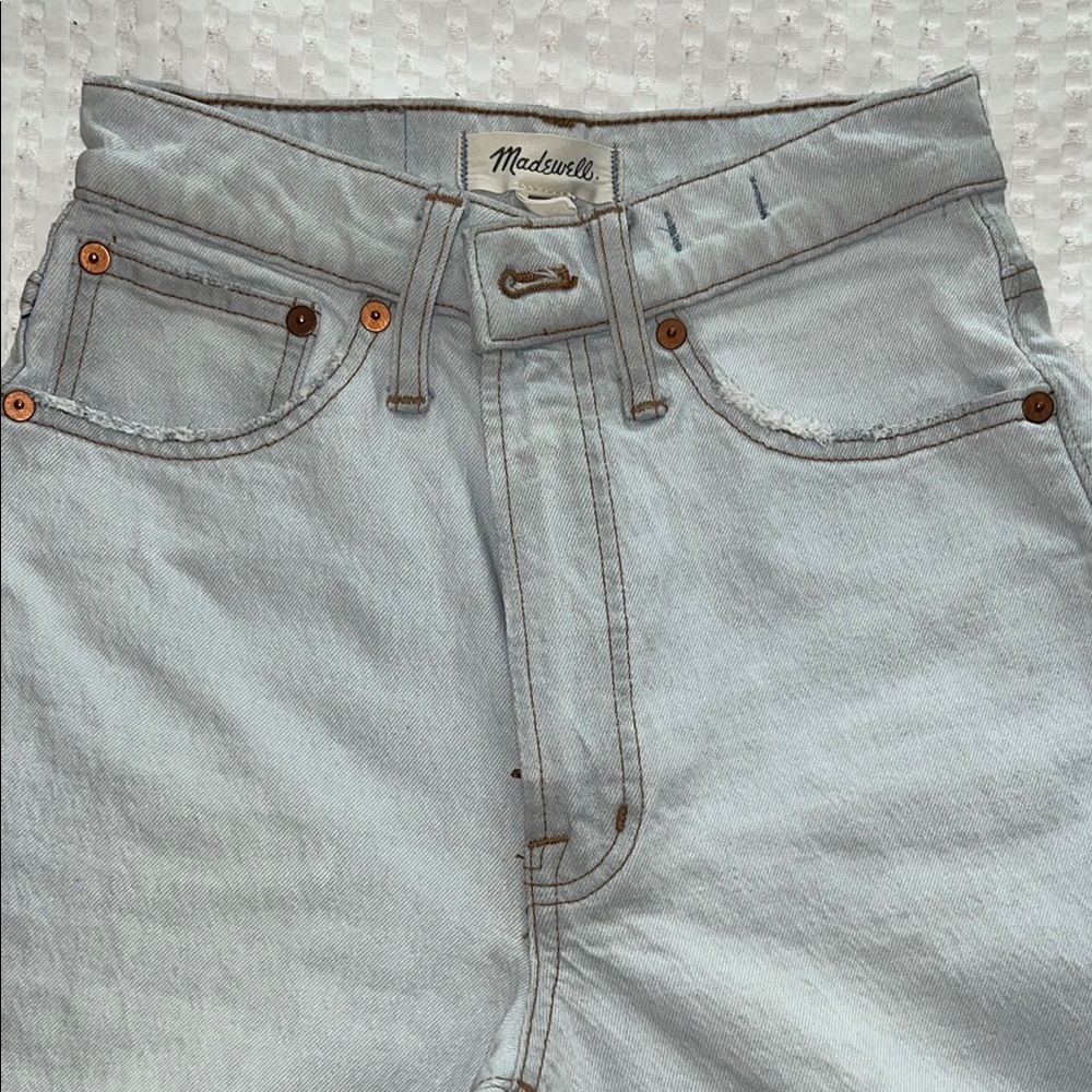 Madewell Blue High Rise Jeans with Classic Appeal